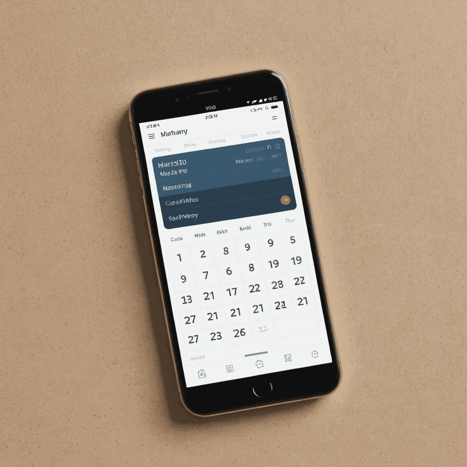 Artificial Intelligence revolutionizing calendar management, showing a futuristic interface with AI-powered scheduling suggestions
