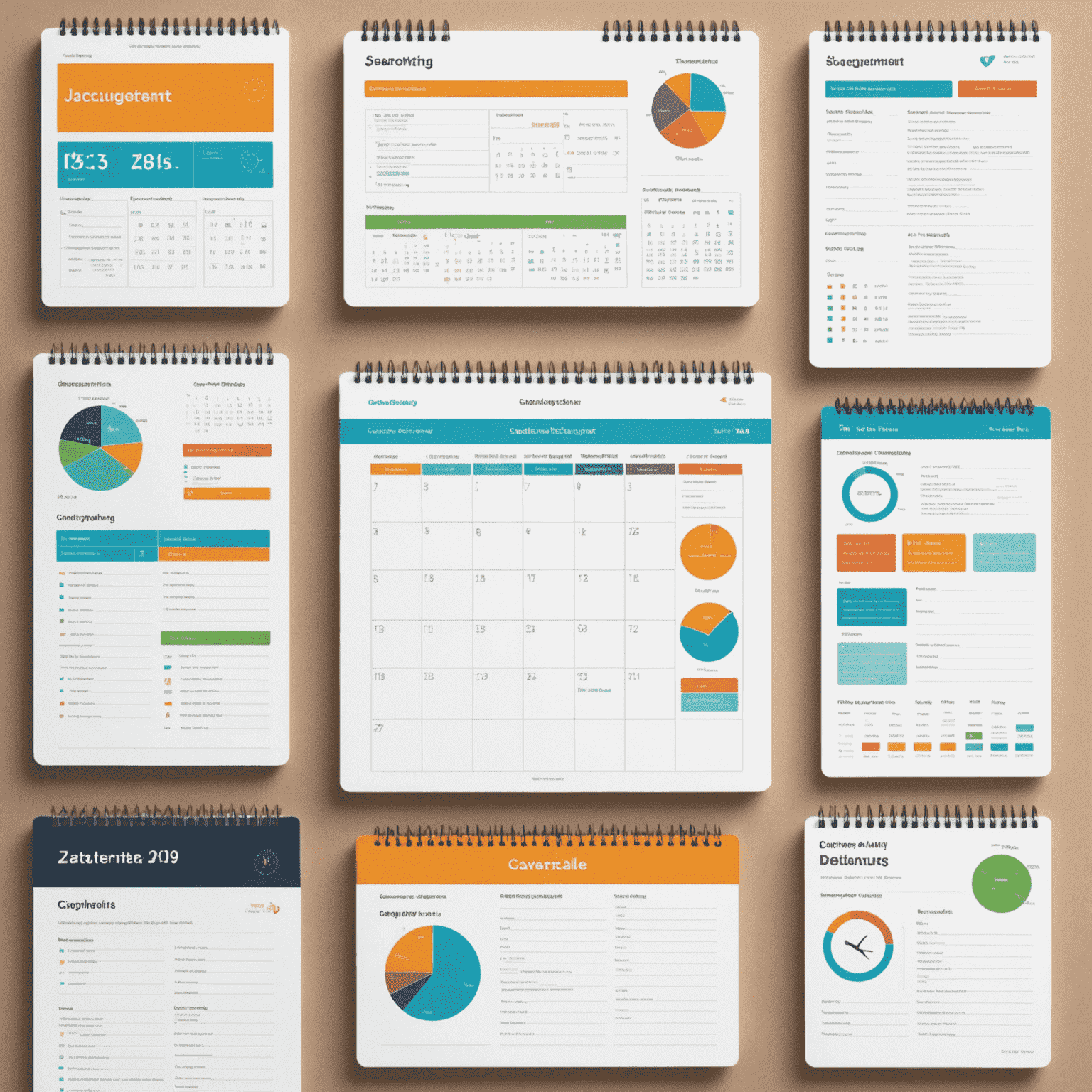 Infographic showing 5 time management techniques, including calendar screenshots from Schedul Station